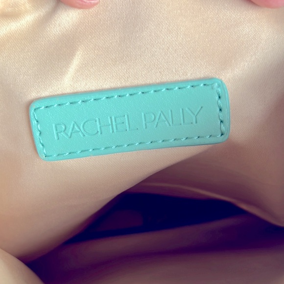 Rachel Pally Clutch Reversible Birds of Paradise Print Peach Mint Green - Picture 10 of 11